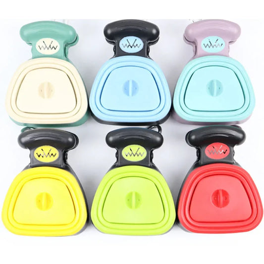 Dog Poop Bag Dispenser Travel Foldable Pooper Scooper Poop Scoop Clean Animal Waste Picker Cleaning Tools Pet Products Bedding