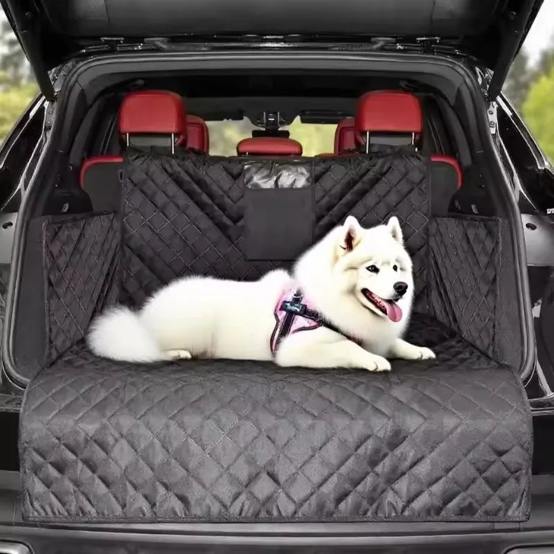 Waterproof Dog Car Seat Cover Trunk Case Dog Car Transporter Travel Mat Pad Dog Carriers Hammock